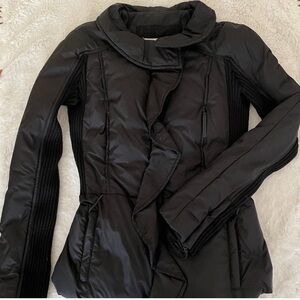 Valentino goose down jacket with wool side panels